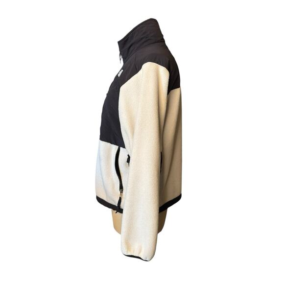 The North Face Vintage Y2K Denali Black and White Fleece Jacket Women's Medium - Picture 5 of 8